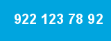 922 123 78 92 922 123 78 92